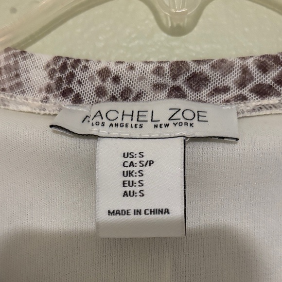 Rachel Zoe Snake Print Long Sleeve Dress - Picture 2 of 6